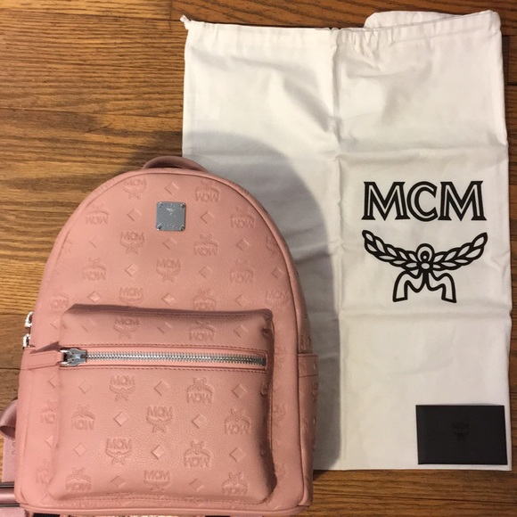 mcm ottomar backpack pink
